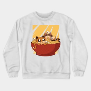 Ramen Cats Crewneck Sweatshirt